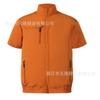 Ropa de refrigeración de verano con aire acondicionado personalizada de fábrica transfronteriza para hombre, ropa de trabajo de manga corta con ventilador más logotipo, ropa de trabajo con ventilador