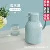 Termo Casero de Gran Capacidad con Recipiente Interior de Vidrio, Botella Térmica Gruesa de Doble Capa al Vacío, Pequeño Calentador de Agua Portátil para Coche, Tetera