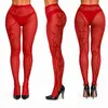 Medias de encaje jacquard transfronterizas europeas y americanas, de malla fina calada, medias de rejilla sexy de moda para niñas, fabricante directo