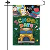 Nova Bandeira de Jardim Popular de Linho da Amazon para o Início das Aulas e Decoração de Casa Padrão de Ônibus Escolar e Material Escolar Venda Direta da Fábrica