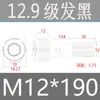 Tornillos de Cabeza Cilíndrica de Alta Resistencia Grado 12.9 para Impulsión de 1/2", Tornillos de Estándar Nacional, Caja Completa M2M3M4M5M6M8