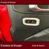 Adequado para 18 Wrangler ABS Botão de Travamento Galvanizado Modificação Especial Prata Padrão Fibra de Carbono Interior