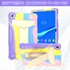 Aplicável à capa de tablet de silicone Lenovo M10 Plus 3ª geração de 10,6 polegadas com suporte dobrável de PC, capa protetora resistente a quedas