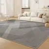 Alfombra para sala de estar 2026 nueva de lujo ligero de alta gama para sofá mesa de centro habitación del hogar dormitorio tapete de piso, lavable, no necesita lavado, engrosada