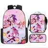Mochila Transfronteiriça New Sonic 2 para Meninas da Escola Primária Desenho Animado Fofo Anime Mochila Escolar Lanche Caneta