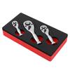 Atacado de Fábrica Chave Catraca de 3 Peças Cabo Curto Mini Chave de Soquete Jogo de Ferramentas 72 Dentes Mais Vendido da Amazon