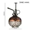 Regadera de vidrio vintage de diamantes Nueva Aspersor para jardín y hogar Rociador de riego a baja presión Florero de riego en spray