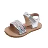 Zapatos Casuales de Verano 2026 Estilo Europeo y Americano Transfronterizo con Pedrería Sandalias Sencillas de Verano para Niñas con Hebilla Cuadrada