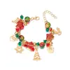 Adornos Navideños Europeos y Americanos Dibujos Animados Árbol de Navidad Copo de Nieve Estrella de Cinco Puntas Pulsera Colgante Pulsera de Atmósfera Navideña