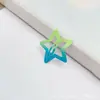 Pinzas para el pelo estilo Corea del Sur, extensiones de clip, estilo estrellas, color clip de gota, degradado de dos colores, lindo clip para flequillo de niños, clip lateral, accesorios para el pelo