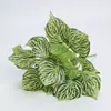 Parede de Plantas Artificiais Parede de Plantas Verdes Flor Folha Verde Combinando Decoração de Parede Folhas Coladas 5 Galhos Folhas de Rosa Verde Folhas de Sobrancelha