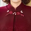 Traje Formal de Casamento Primavera e Outono para Mãe Vestido e Blazer Pequeno de Alta Qualidade para Mulheres de Meia-Idade