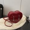 Bolso de Mujer 2025 Primavera Nueva Moda Versátil Trendy Bolso de Hombro Casual Elegante Bolso Cruzado Bolso Corazón