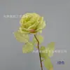 Flor de Rosa Artificial, Rosa de Tecido Não Tecido em Haste Única, Flor para Decoração de Casamento, Arranjo de Cena para Salão de Casamento, Flor de Rosa em Haste Única Estilo Francês