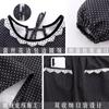 Delantal de Lona de Estilo Extranjero de Manga Larga para el Hogar Cocina Anti-Manchas y Resistente a la Suciedad Overol Ropa de Trabajo para Mujer Adulto Nuevo Estilo Cocina Cintura