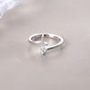 Anillo de Plata de Ley S925 con Letra Moda Elegante Lujo Accesible Diseño de Nicho Dedo Índice 2022 Nuevo Estilo Caliente de Moda