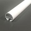 20 Cortinas Enrollables Blancas de Apertura Simple y Doble con Riel Inferior de Aluminio Suministro de Soporte Cortinero Cortina de Resorte