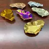 Soporte para Platos de Ostras de Acero Inoxidable 304 Espátula de Cocina Cuchara Bandeja Creativa Mariposa Dorada Plato para Condimentos Plato para Salsa de Soja Plato para Ostras