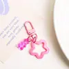 Colgante Creativo Colorido Transparente Oso Pequeño Estrella DIY Llavero Lindo Accesorios para Bolsos de Mujer Funda de Auriculares Encanto