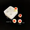 Mini Croissant, Bolo de Camada de Morango, Brinquedo Squishy, Espelho de Banana, Forma de Silicone de Grau Alimentício