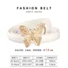 Nuevo Cinturón de Mariposa para Mujer, Cinturón de Cuero de Vaca, Moderno y Versátil, Elegante Cinturón Decorativo para Vestido, Moldeador de Cintura, Transfronterizo