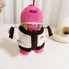[Solo para Ropa] Conjunto de Ropa de Bebé Estilo Wang Sulong Liso Dragón Bollo Chaqueta y Falda Reemplazo