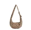 2026 Nueva Bolsa de Hombro de Lunares para Mujer Elegante de Nicho Plegada Estilo Bolso Dumpling Moda Viaje Bolso de Hombro Único