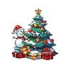 VA-M163 Árvore de Natal Boneco de Neve Caixa de Presente Decoração de Quarto Banheiro Banheiro Adesivos de Parede Autoadesivos Atacado Comércio Exterior