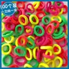 Gomas para el pelo de tamaño pulgar, altamente elásticas y duraderas, Cuerdas para el pelo para niños, cómodas y que no dejan marca, Bandas para el pelo de colores caramelo para niñas, Gomas dulces y lindas