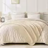Manta de Tricô Acrílico Textura Waffle de Luxo 50"x60", Manta Macia e Aconchegante para Sofá Cama, Manta Decorativa Moderna Minimalista para Casa, Várias Cores da Moda