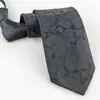 Corbata sin nudo con cremallera Shaoxing Shengzhou Alto Nivel 8CM Hombre 7cm Negocios Vestir Casual Azul Rojo Negro