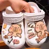 Acessórios de Flor para Sapatos Crocs para Mulheres, Adequados para Fivelas de Sapato DIY, Decoração Estéreo de Desenho Animado, Fivelas Destacáveis, Fivelas de Sapato da Moda