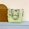 Bolsa de tutoría de gran capacidad de dibujos animados para estudiantes de secundaria y preparatoria, bolso de hombro cruzado, bolso de mano, bolsa de tutoría para estudiantes de primaria