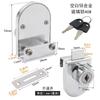 Cerradura para Puerta Corredera de Cristal de Doble Apertura Archivador con Cerradura de Contraseña Cerradura de Contraseña sin Perforaciones Cerradura para Armario de Vino Vitrina Universal