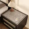 Funda de Mesa de Noche Estilo Americano de Lujo Ligero, Mantel, Funda de Dormitorio de Gama Alta, Funda a Prueba de Polvo para Refrigerador, Lavadora y Microondas