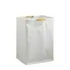 Cesta de Roupas Sujas Impermeável Transfronteiriça Dobrável com Alça de Madeira Cesta de Armazenamento Caixa de Armazenamento de Tecido Saco de Armazenamento de Roupas Cesta de Armazenamento