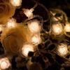 Luces LED pequeñas de colores luces intermitentes luces de cadena estrellas solares para exteriores camping puesto de mercado nocturno luces de ambiente luces de neón