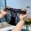 Novas Calcinhas Sexy de Renda para Mulheres, Tentação do Desejo Puro, Design Vazado, Forro 100% Algodão, Calcinhas Femininas