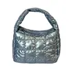 2026 Nuevo Bolso Acolchado Acolchado Bolso de Mano Brillante de Moda Estilo Coreano Mini Bolso Nube Estilo Coreano para Mujer