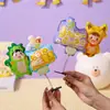 Dia das Crianças Balão Divertido de Primavera Decoração Jardim de Infância Sala de Aula da Escola Mesa da Sala de Aula Suprimentos para Atividades Infantis
