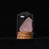 Adorno de Espécimen Mineral de Piedra Cruda Cristal Natural Ágata Divulgación Científica para Niños Enseñanza Vitrina de Casa Soporte Botella de los Deseos