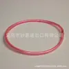 Nuevo brazalete de tubo de silicona con pintura de pan de oro Brazaletes de gelatina brazalete de tubo delgado 3 mm brazalete ventas directas de fábrica