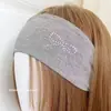 Diadema Versátil de Pedrería con Lazo para Todas las Estaciones, Moderna y Popular, Hermosa Diadema, Diadema Deportiva de Punto de Color Sólido de Seda de Hielo
