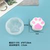 Molde de Silicona Combinación Uña de Gato Descompresión Pellizco Vela de Aromaterapia Chocolate Helado Mousse Molde para Pastel