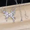Acessórios DIY Joias de Pérola Prata S925 Borboleta Brilhante Conjunto Corrente Suporte Vazio 8-11mm Suporte para Pingente A6066