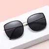 Óculos de Sol Polarizados da Moda para Celebridades da Internet Óculos de Sol com Armação Grande Femininos Xiaohongshu Óculos de Sol Antirreflexo Anti-UV de Alta Definição