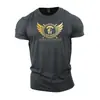 Tótem Espartano Impreso en 3D Transfronterizo Europeo y Americano Nuevo Camiseta Casual de Manga Corta para Hombre Venta Directa del Fabricante Fuente