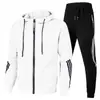 Nuevo Conjunto de Sudadera de Moda Europea y Americana Primavera/Otoño 2023 Traje Deportivo Casual Elegante para Hombre con Pantalones Largos