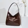 La Popular Bolsa Hobo para Debajo del Brazo de Este Año para Mujer 2025 Nueva Bolsa Tote Europea y Americana de Un Solo Hombro de Gran Capacidad Bolso de Mano
