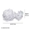Cinta de Gasa de Sirena Hecha a Mano DIY Cinta de Gasa Nieve con Borde de Perlas Decoración de Lazo para Empaque de Regalo con Flores Frescas Cinta Tejida